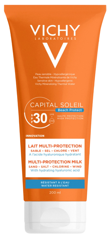 Vichy Capital Soleil Beach Protect Milk SPF30, 200 ml
