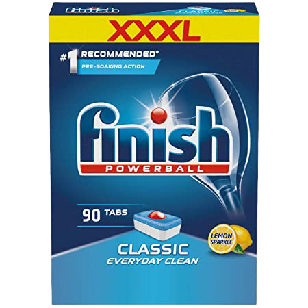 Finish Powerball Classic Everyday Clean Lemon Sparkle 100 Tabs