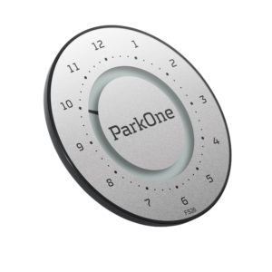 ParkOne 2 Elektronisk P skive Titanium Silver