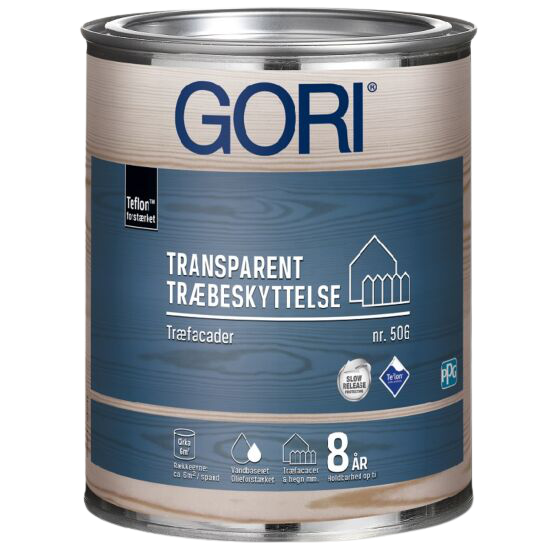 Gori 506 træbeskyttelse 5 liter Transparent